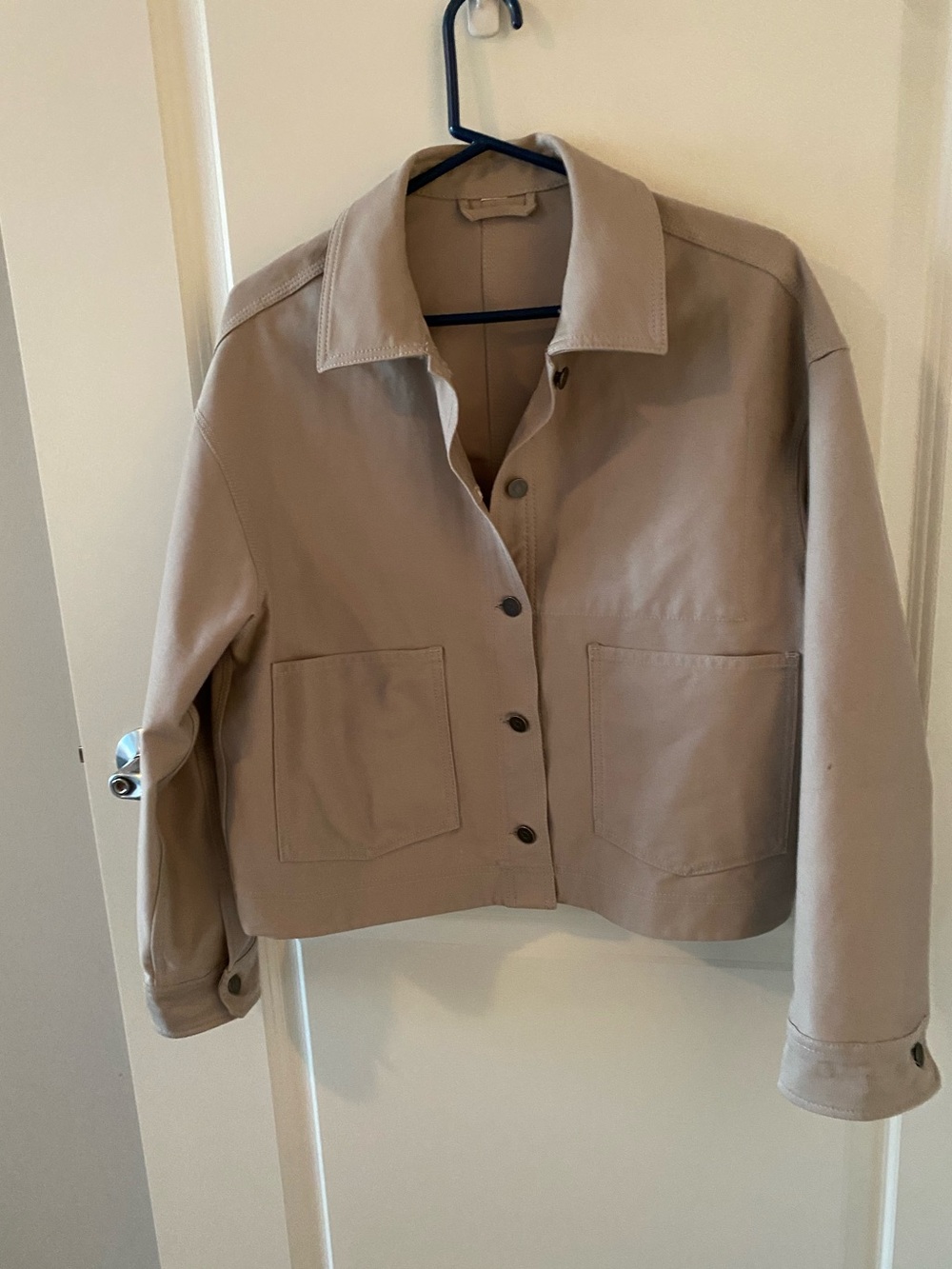 lululemon athletica Cropped Taupe Utility Jacket